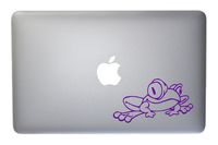 Rainforest Tree Frog Vinyl Decal for MacBook, Laptop or Other Device 5 Inch (Purple)