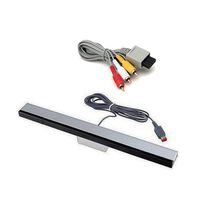 Jadebones Wii Wired Motion Sensor Bar and AV cable for Nintendo Wii and Wii U