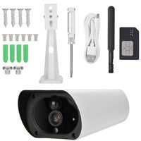 1080P 4G Solar Powered IP Camera Outdoor Waterproof CCTV Night Security Camera