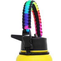Meweri Water Bottle Handle Paracord Carrier with Safety Ring Holder,Paracord Carrier