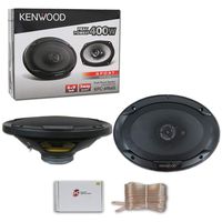 Kenwood Sport Series 6x9" 6x9-INCH 3-way Car Audio Speakers PAIR 800W Max with DiscountCentralOnline 25ft Speakers Wire