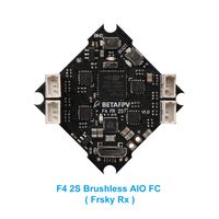 BETAFPV 2S F4 FC AIO Brushless Flight Controller SPI Frsky Receiver ESC OSD Smart Audio with JST-PH2.0 Cable for 2S Brushless FPV Whoop Drone Beta75 Pro2 Beta65 Pro2 Beta75X Beta65X