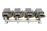 LS Truck Remote Mount Coil Relocation Brackets Square Coils D581 Coil Bracket, CBR11SS