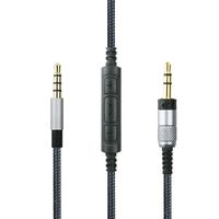 NewFantasia Replacement Cable for Focal Listen Closed, Focal Listen Wireless Over-Ear Headphones, Remote Volume Control Mic for Samsung Galaxy Sony Xiaomi Huawei Android