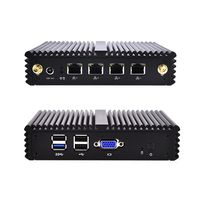 Qotom-Q190G4N-S07 Intel Fanless No Noise Mini PC Support Win 10 Gigabit Ethernet (2GB RAM + 256GB SSD + WiFi)