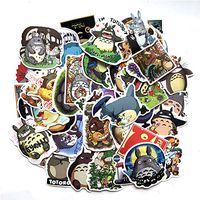 Tonari no Totoro Anime Cute Cartoon Laptop Stickers Waterproof Skateboard Pad MacBook Car Snowboard Bicycle Luggage Decal 50pcs Pack
