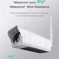 Eight Horses-S 1080P 2.0M Solar Battery Power Camera/Security CCTV Surveillance Camera/WiFi Wireless Waterproof Outdoor Video Recorder Home Security