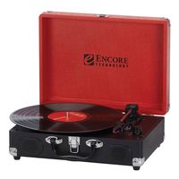 Encore 3-Speed Suitcase Turntable
