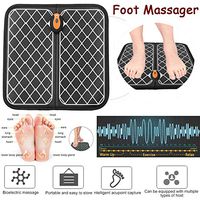 OMNFAS EMS Intelligent Foot Massager Blood Circulation Automatic Foot Massage Machine (Wireless Remote Control)