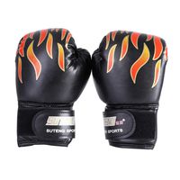 RTYou Kids Boxing Gloves, Child Punching Gloves for Punch Bag Training Sparring Gloves , Fit 3 to 8 Years, Black