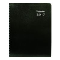 Blueline 2017 DuraGlobe 14-Month Planner, Sugarcane Based Paper, English, 11-Inch by 8-1/2-Inch