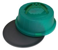 G & S Metal Products Company PBC45UH-HG ProBake Teflon Xtra Non-Stick Cake and Pastry Bakeware Carrier with Cover and Handles, 12'', Kelly Green