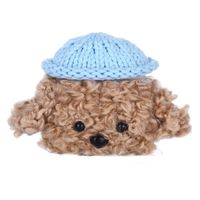 Kanzd Knitted Plush Protective Case Cover Protector Case Compatible with Airpods Pro Earphones Charging Case (I)