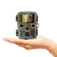 Veroyi Mini Trail Camera 12MP 1080P Wildlife Scouting Hunting Camera, IR LEDs Night Vision with 0.45s Trigger Time 1.9 Inches LCD Screen, IP66 Waterproof Game Camera (SD Card Not Included)