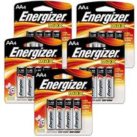 20 Count Energizer Max AAA Batteries - 5 Pack of 4 AAA4 Total of 20 Batteries, The Perfect Choice of Power for All AAA Battery Operated Devices