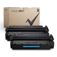 v4ink Compatible Toner Cartridge Replacement for C7115X 15X C7115A 15A to use for HP Laserjet 1000 1005 1150 1200 1200N 1220 1300, HP LaserJet 3300 3310 3320 3330 3380 Printers (Black, 2 Pack)