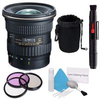 Tokina 11-20mm f/2.8 at-X PRO DX Lens for Canon EF (International Model) +Deluxe Cleaning Kit + Lens Cleaning Pen + 82mm 3 Piece Filter Kit + Deluxe Lens Pouch