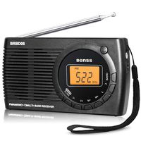 Portable Radio Pocket AM FM SW Radio Digital with Alarm Clock and Sleep Timer, Built in Loud Speaker, Small Battery Radio Stereo Personal Radio, for Camping, Travel, Emergency