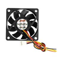 SELFON 6015 DC PC Computer CPU System Sleeve-Bearing Cooling Fan (12V 3-Pin 60x60x15mm)