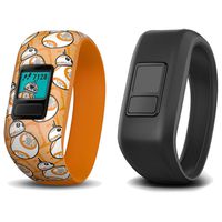 Garmin Vivofit Jr 2 with Two Stretchy Bands (Star Wars BB-8 Club & Black)