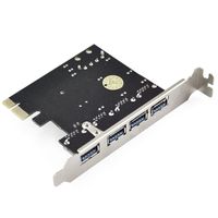 4 Port USB 3.0 PCI-e Expansion Card PCI Express PCIe USB 3.0 hub Adapter 4-Port USB3.0 Controller USB 3 0 PCI
