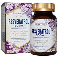 Reserveage Nutrition, Resveratrol 500mg, 60 Count