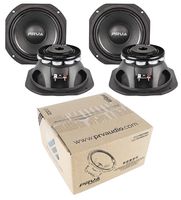 4X 6.5 PRV Audio 6MR500-NDY Neodymium Mid Range 8 Ohm 2000W Car Audio Speaker