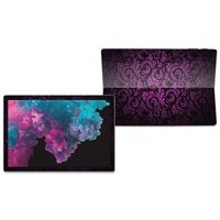 MightySkins Skin Compatible with Microsoft Surface Pro 6 Tablet - Purple Style | Protective, Durable, and Unique Vinyl Decal wrap Cover | Easy to Apply, Remove, and Change Styles | Made in The USA