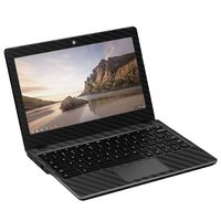 Skinomi Black Carbon Fiber Full Body Skin Compatible with Acer Chromebook 11.6 C720 (Full Coverage) TechSkin Anti-Bubble Film
