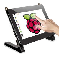 Touchscreen Monitor for Raspberry Pi, 5 Inch Portable HDMI USB Touch Screen Display 600X480 with Prop Stand Built-in Dual Speakers HDMI 2.0 Plug Play FPC for Raspberry Pi 3 3B+ 2B B+ Xbox PS4 iOS Win