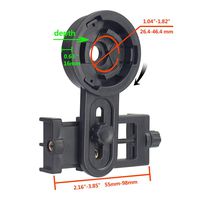 Universal Smartphone Binocular Adaptor Mount Connector Monocular Spotting Scope Telescope Microscope Cell Mobile Phone Different Size Eyepiece