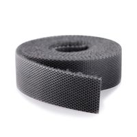 Reusable Cable Straps Hook & Loop Fastening Tape Organizer Wire Management for Power Cable,Headphone Cable -Black（16ft)