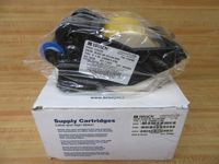 Brady LabelizerPlus and VersaPrinter Tape Cartridge  B- 595 Indoor/Outdoor Vinyl Film Size: 4" x 90'   BLK/YEL  1PK