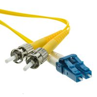 Fiber Optic Cable, LC/ST, Singlemode, Duplex, 9/125, 2 Meter (6.6 Foot)