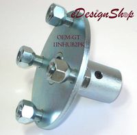 ADAPTER HUBS 1" LIVE AXLE 4 LUG ATV GO KART TRAILER. USA SELLER. 2 PACK