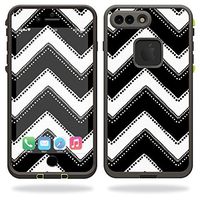 MightySkins Protective Vinyl Skin Decal Compatible with Lifeproof iPhone 7 Plus Case fre Case wrap Cover Sticker Skins Chevron Style