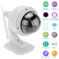 KKmoon Wireless WiFi HD 720P Pan Tilt IP Camera Auto-Focus PTZ Outdoor & Indoor Security IP CCTV Camera