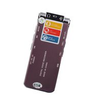 ACEE DEAL Purple Digital Voice Recorder 8GB, Audio Voice Activated MP3 Player with Android USB Port, Multifunction Recorder Dictaphone with Built-in Speaker, Include Cables and Earphones