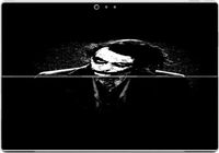 Black And White Heath Ledger Joker Art Surface Pro 3 Vinyl Decal Sticker Skin by MWCustoms