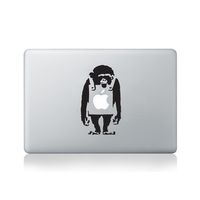 Banksy Monkey Alone Vinyl MacBook Decal/Laptop Decal - Fits MacBook Air (11/13), MacBook Pro (13/15), MacBook Pro Retina (13/15) and MacBook Retina (12)