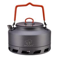 Tentock Outdoor Fast Heating Tea Pot Portable Hard Aluminum Camping Kettle 1L/1.6L(1.6L)