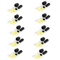 uxcell 10 Set Waterproof Cable Connectors Sockets