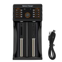 Universal Battery Charger, Pengshop LCD Display Charger for Rechargeable Batteries Ni-MH Ni-Cd AA AAA C Li-ion LiFePO4 IMR 18650 26650 and All Kinds of Cylindrical Rechargeable Batteries