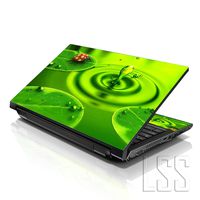 LSS 15 15.6 inch Laptop Notebook Skin Sticker Cover Art Decal Fits 13.3" 14" 15.6" 16" HP Dell Lenovo Apple Asus Acer Compaq (Free 2 Wrist Pad Included) Ladybug