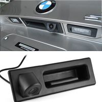 Tailgaters Black Tailgate Backup Reverse Handle with Camera for BMW X1 X3 X4 X5 F30 F31 F34 F07 F10 F11 F25 F26 E84,530I/536Li/335i/328i/335i/320i/330i/X1/520Li (B= 164x48mm)