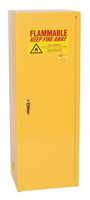 Eagle 1924 Safety Cabinet for Flammable Liquids, 1 Door Self Close, 12 gallon, 35"Height, 23"Width, 18"Depth, Steel, Yellow