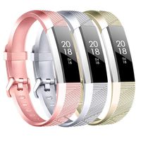 Tkasing Bands Compatible with Fitbit Alta HR and Fitbit Alta, Newest Sport Wristbands with Secure Metal Buckle for Fitbit Alta HR/Fitbit Alta