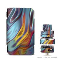 IT'S A SKIN Decal Vinyl Wrap for VooPoo Drag 2 V2 & UForce T2 Tank Vape Sticker Sleeve Cover/Color Glass Opalescent Resin