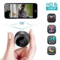 Spy Camera Wireless Hidden WiFi Camera, HD 1080P Mini Camera Home Security Nanny Cameras 150°Angle Cameras，with WiFi/Night Vision/Motion Detection