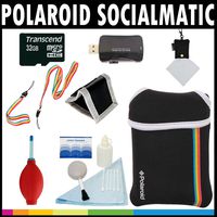 Polaroid Premium ESSENTIAL KIT For The Polaroid Socialmatic 14MP Wi-Fi Digital Instant Print & Share Camera - Great Holiday Add On Gift